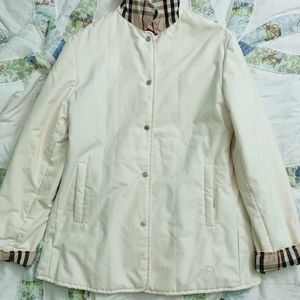 Authentic Burberry Quilted Coat w/ Nova Check